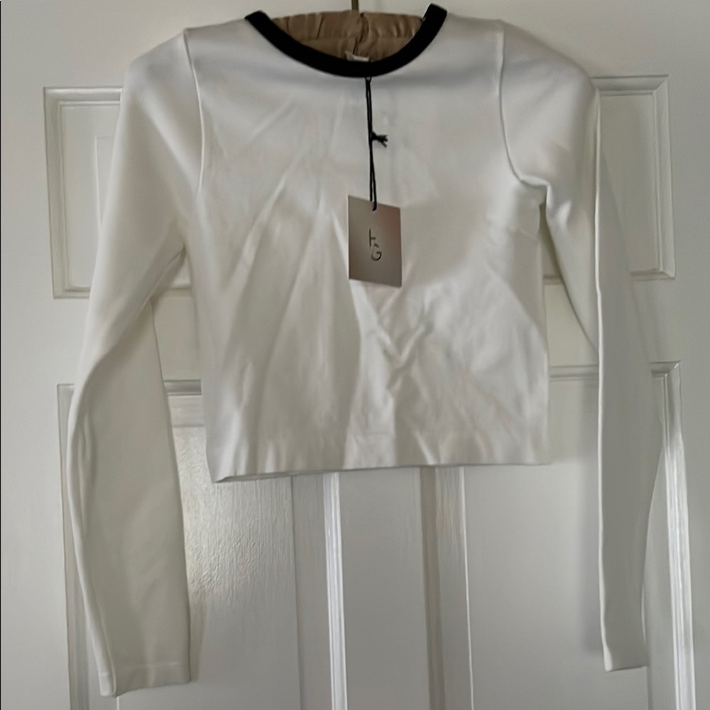 Elegant White Long Sleeve Top